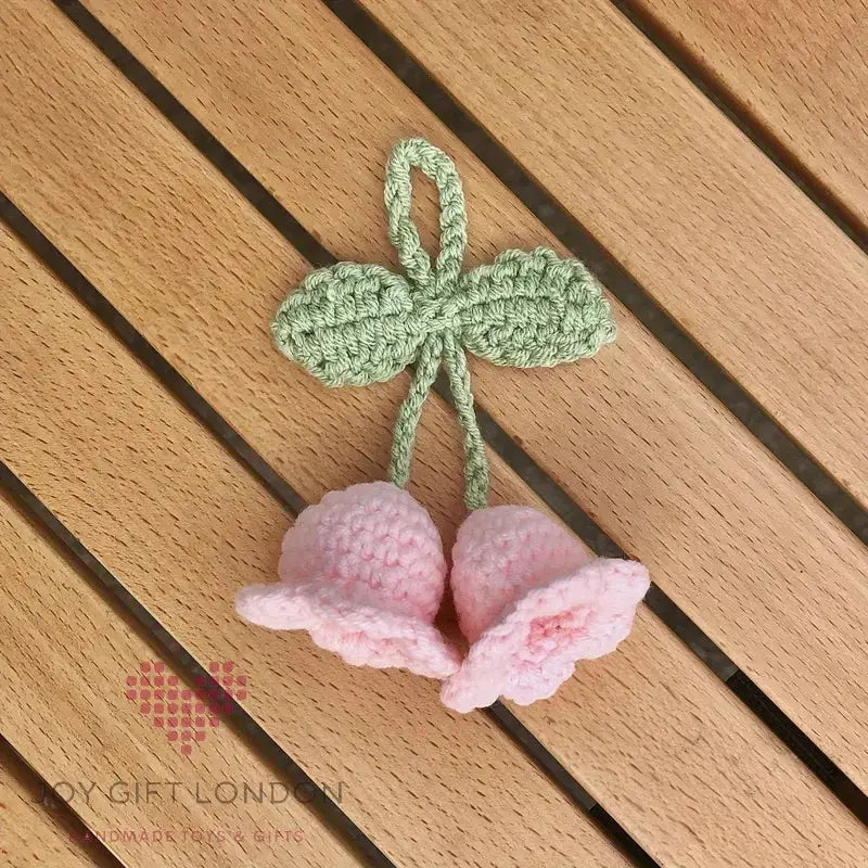 Crochet Lily of the Valley Flower Bag Pendant TrendyToy