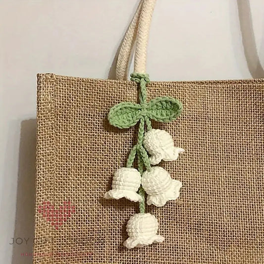 Crochet Lily of the Valley Flower Pendant TrendyToy