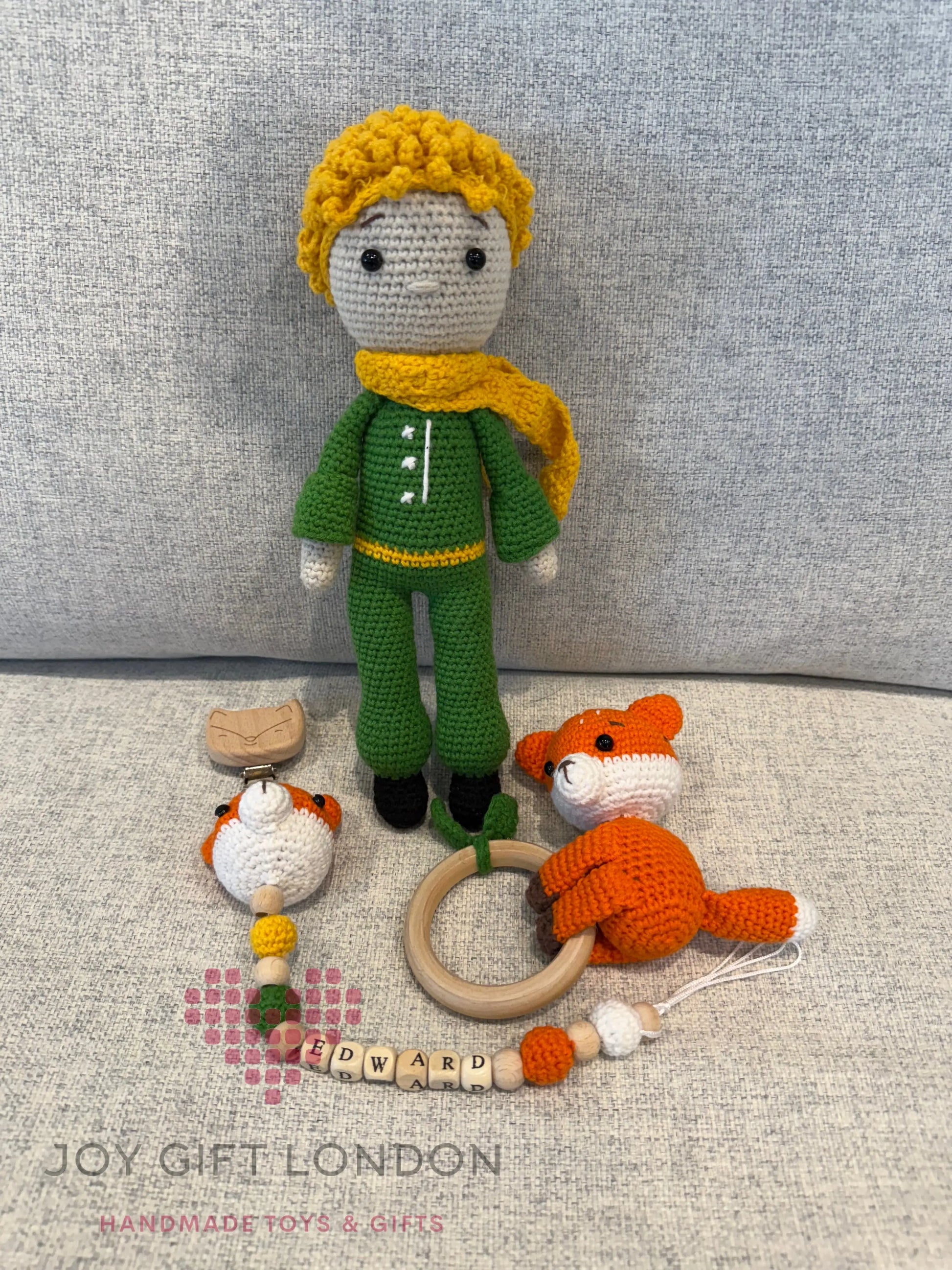 Crochet Little Prince Toy Set 3pc TrendyToy