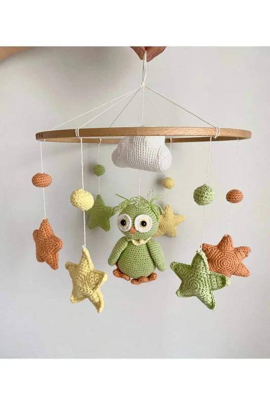 Crochet Owl Baby Mobile TrendyToy