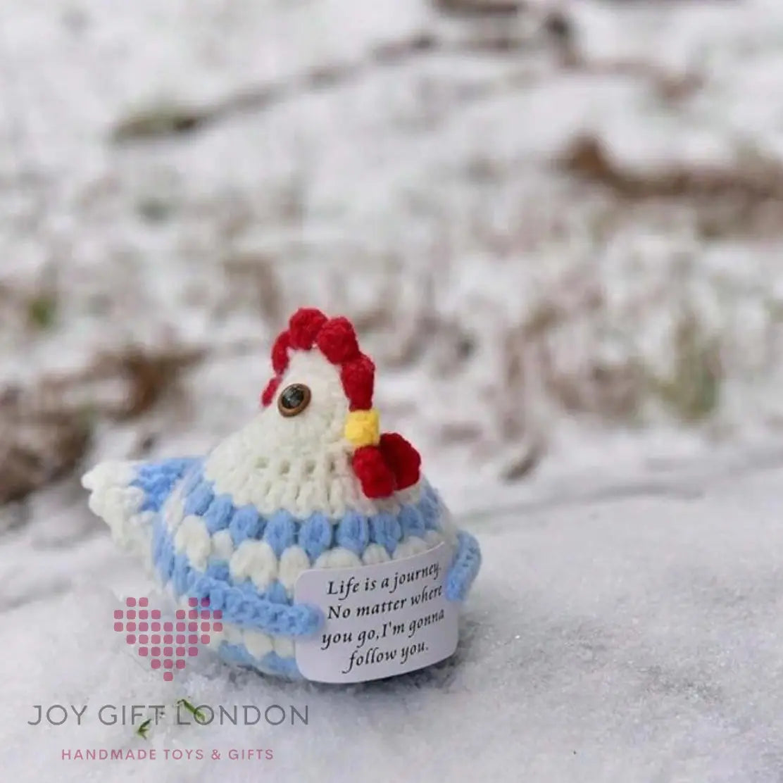 Crochet Positive Chicken Joy Gift London