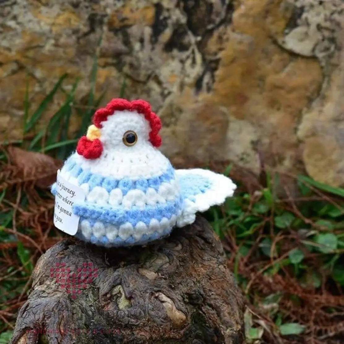 Crochet Positive Chicken Joy Gift London