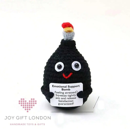 Crochet Positive Emotional Support Bomb Joy Gift London