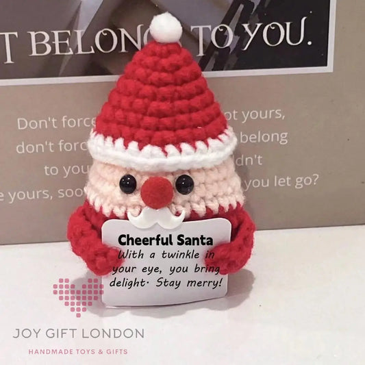 Crochet Positive Santa Claus Joy Gift London