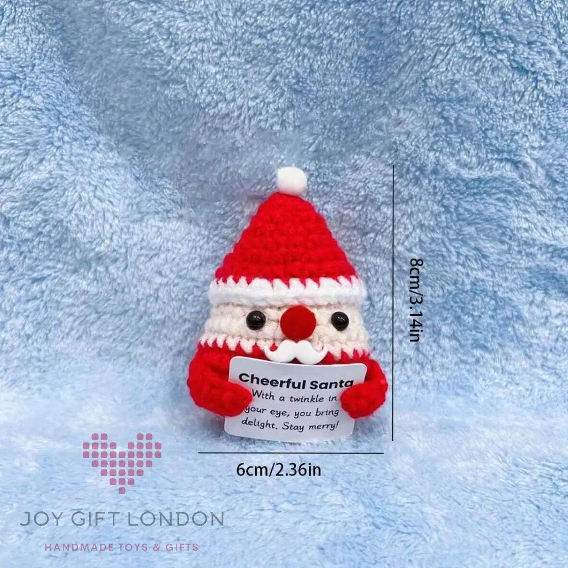 Crochet Positive Santa Claus Joy Gift London