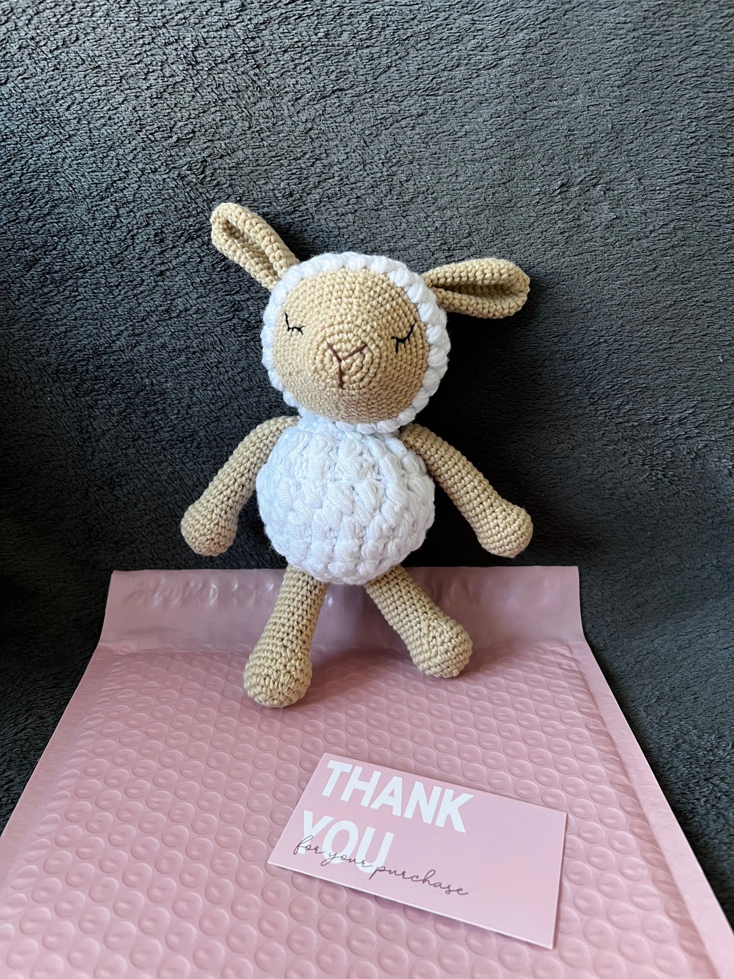 Crochet Little Cute Sheep Toy - Joy Gift London