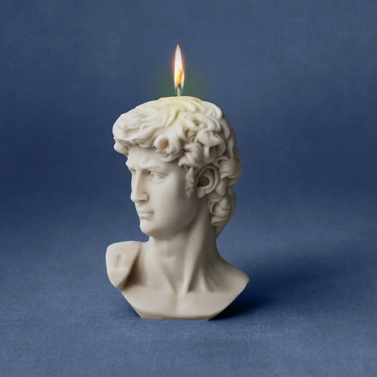 David Bust Sculpture Candle  Joy Gift London