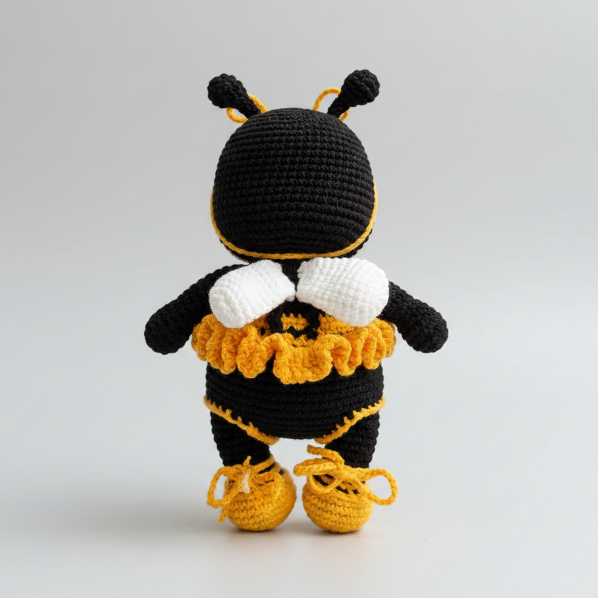 Handmade Crochet Cute Bee Toy