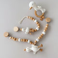 Crochet Newborn Sleeping Mate Swan Toy Gift Set (3pc)