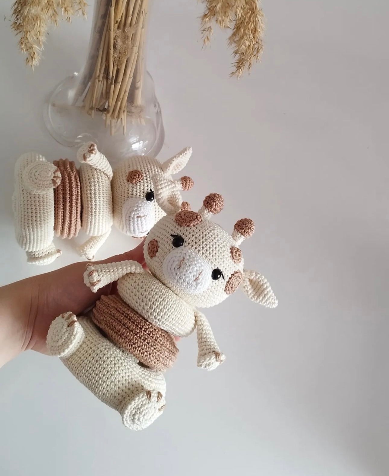 Crochet Cute Giraffe Stacking Toy