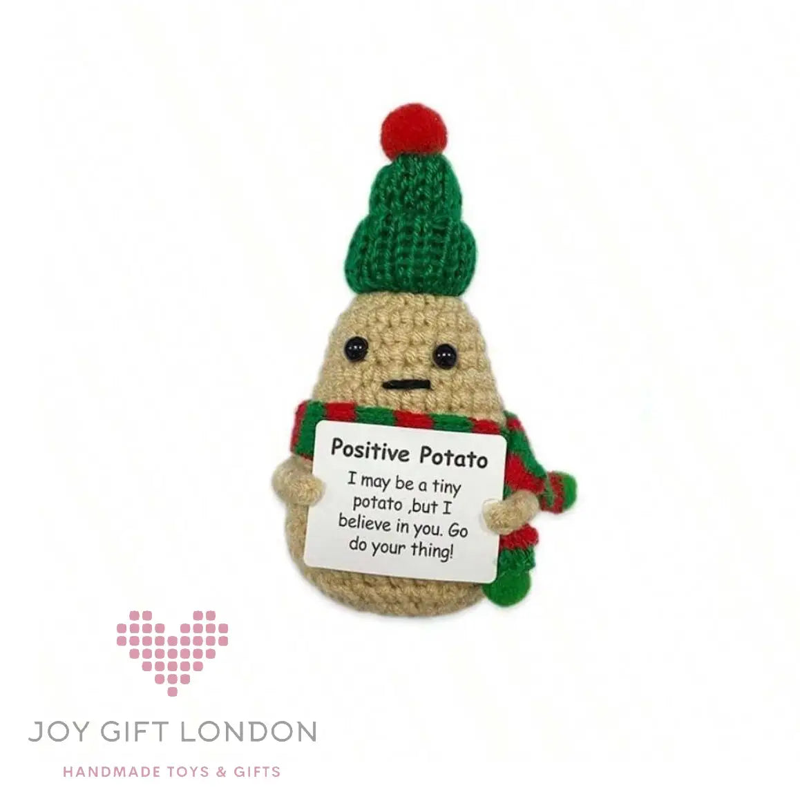 Handmade Crochet Christmas Decor Potato Joy Gift London