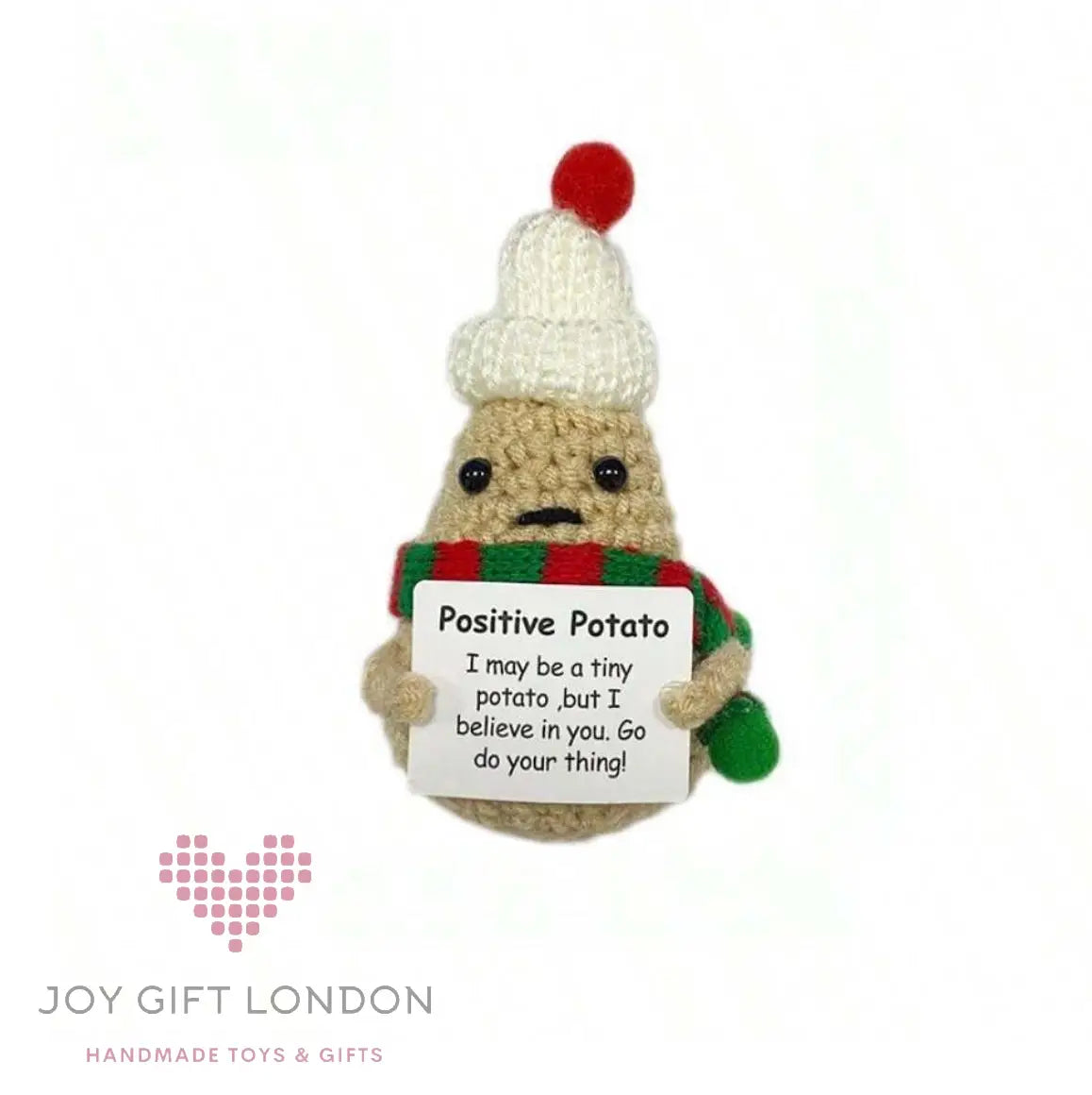 Handmade Crochet Christmas Decor Potato Joy Gift London