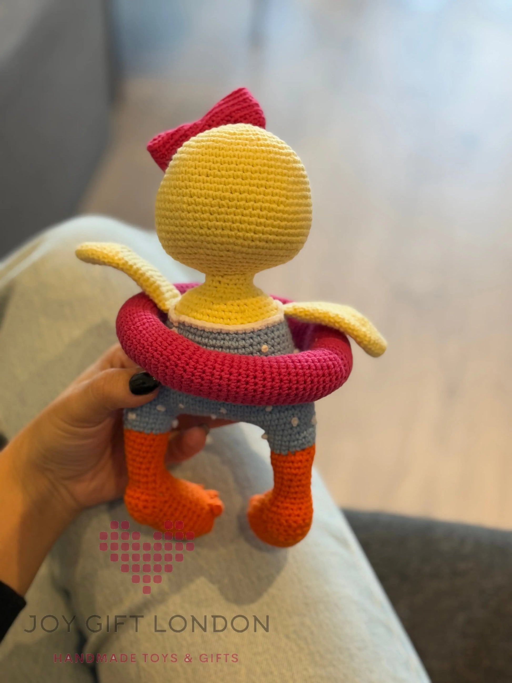 Handmade Crochet Cute Duck with Life Jacket TrendyToy