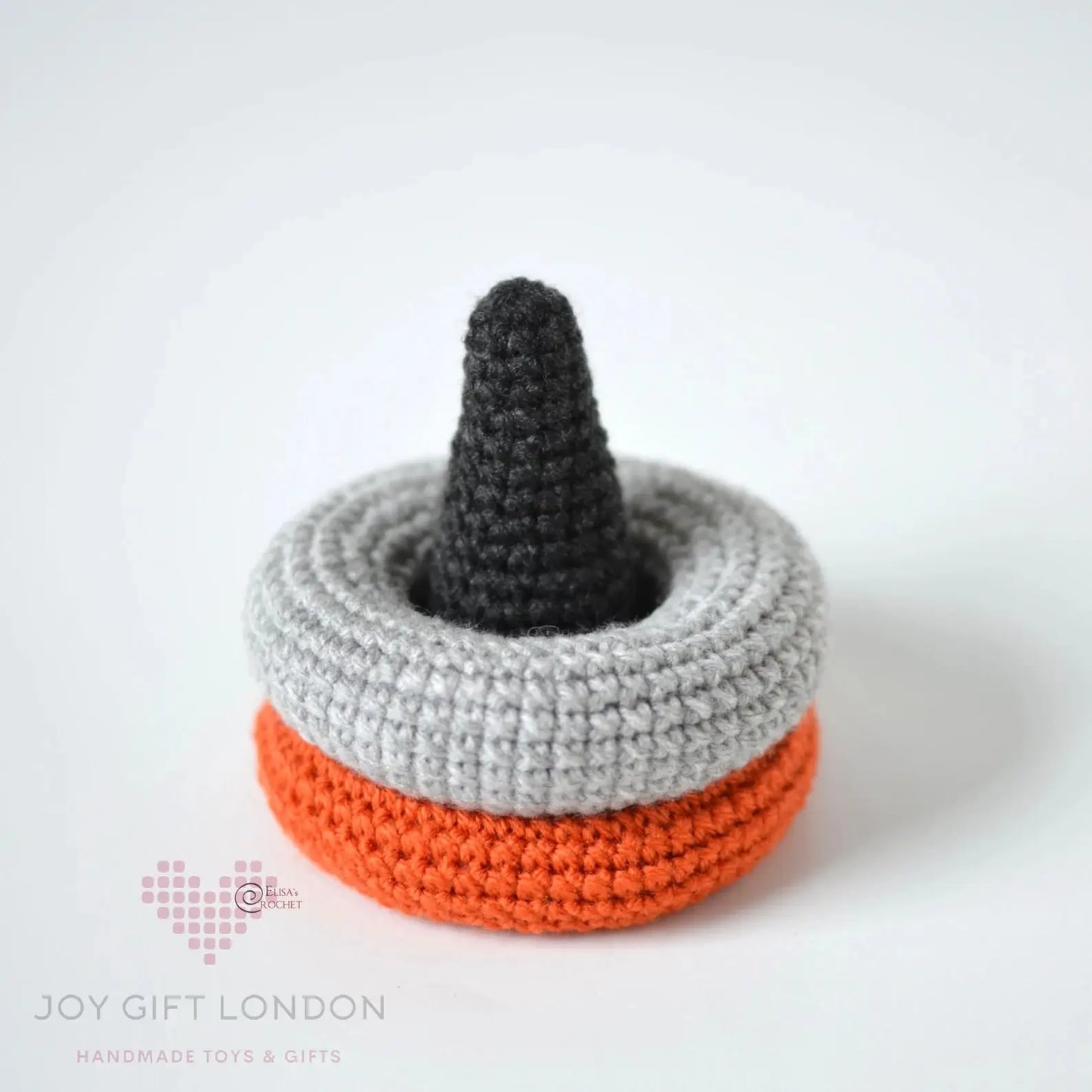 Handmade Crochet Cute Penguin Stacking Toy  Joy Gift London