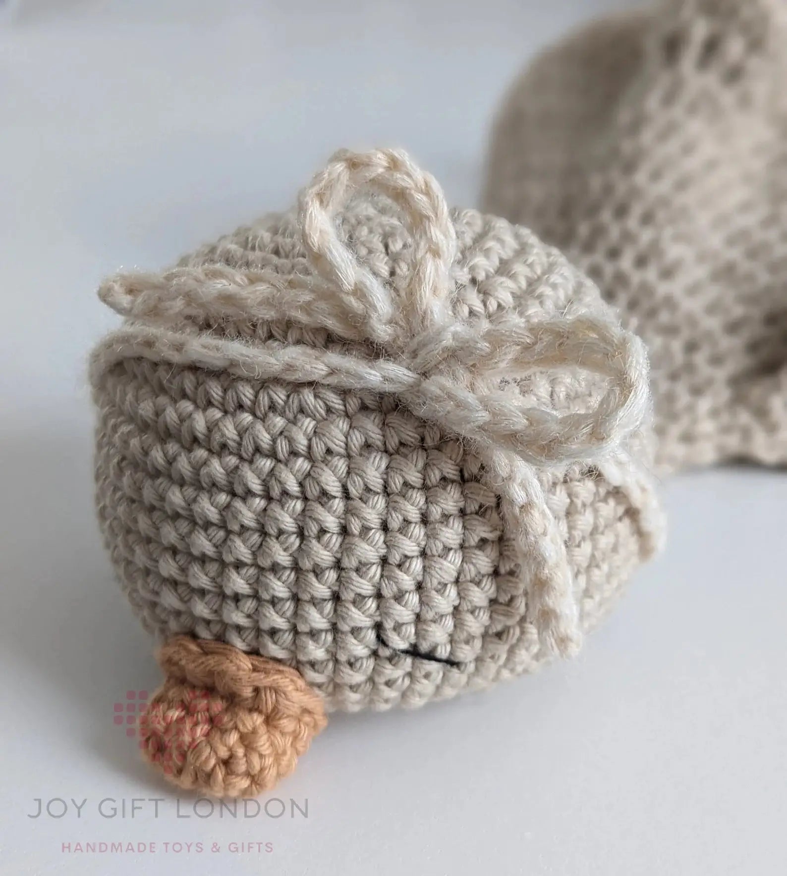 Handmade Crochet Cute Sleeping Duck  Joy Gift London