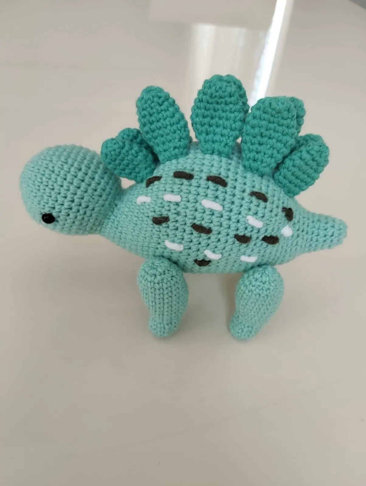 Handmade Crochet Dino Toy Set 4pc - Joy Gift London