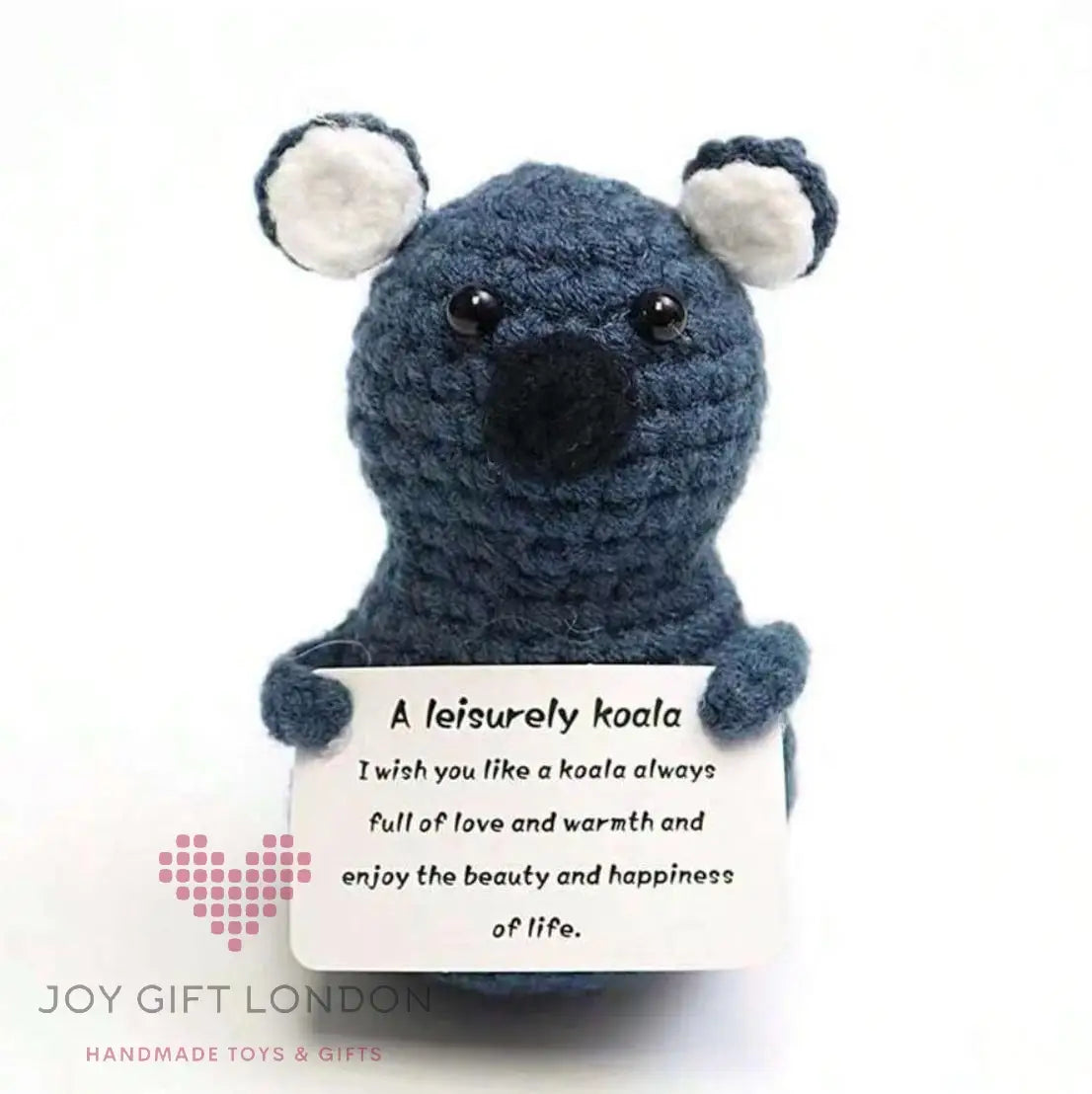 Handmade Crochet Emotional Positive Koala Joy Gift London