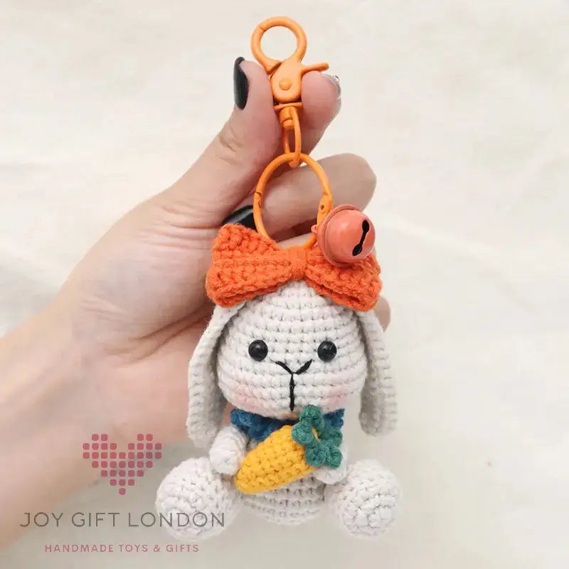 Handmade Crochet Flower Bag Pendant Joy Gift London