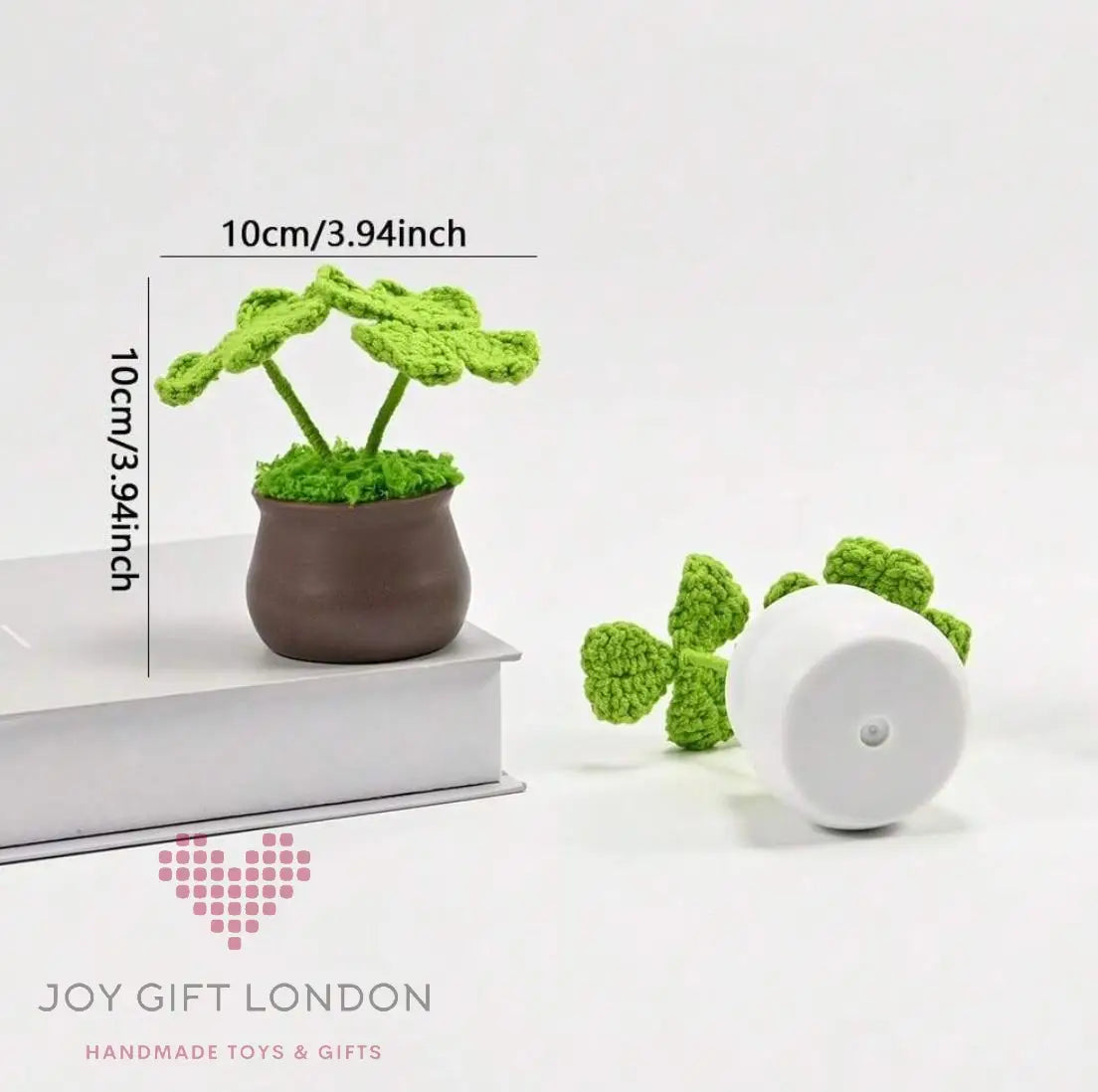 Handmade Crochet Potted Lucky Grass Joy Gift London