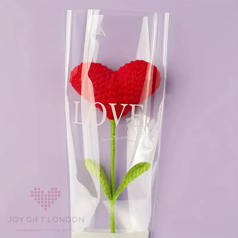 Handmade Crocheted Heart Bouquet Joy Gift London