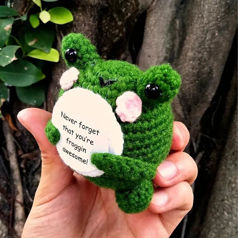 Handmade Positive Frog Joy Gift London