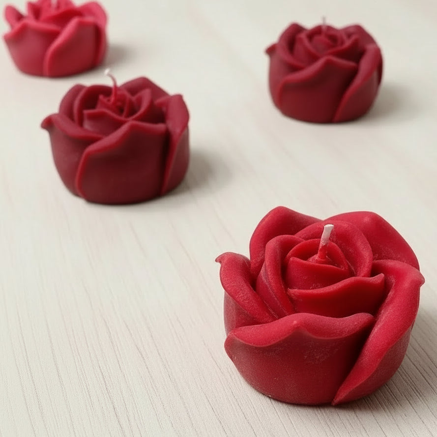 Handmade White Candle in Glass Jar – Personalised Message – Heart/Peony/Tulip  Joy Gift London