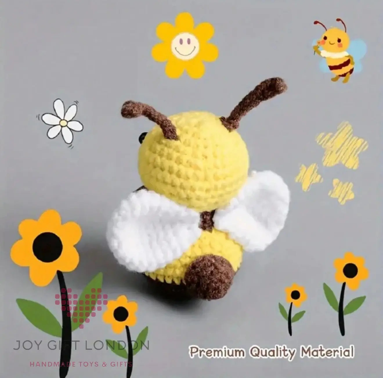 Handmade Thank You For Bee-Ing Awesome Bee! Joy Gift London