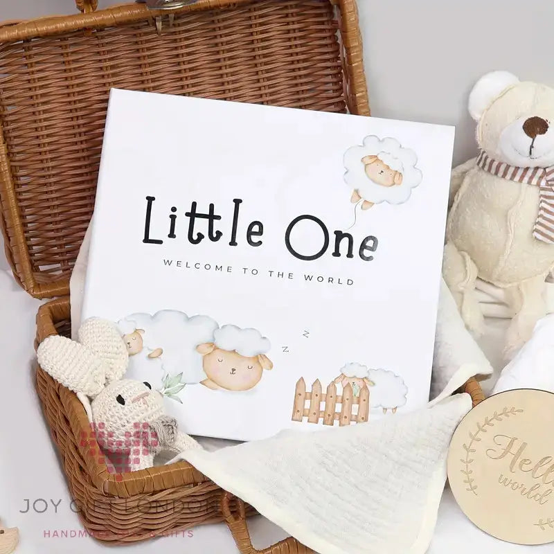 Hardcover First-Year Milestone Book for Babies Joy Gift London