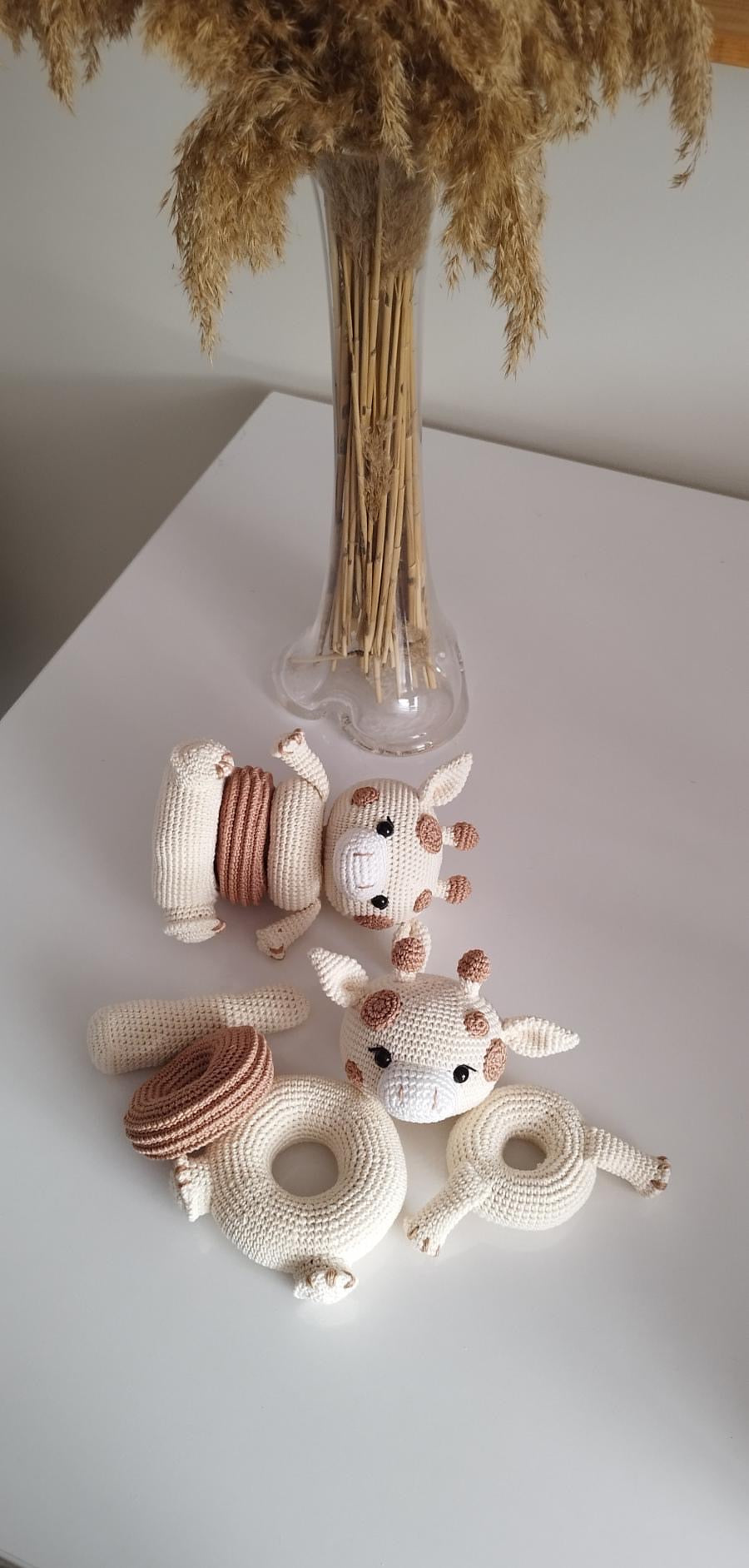 Crochet Cute Giraffe Stacking Toy