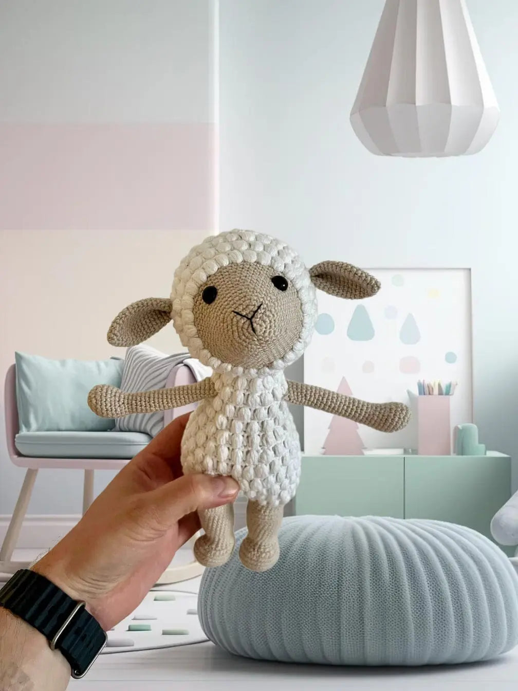 Crochet Little Cute Sheep Toy - Joy Gift London