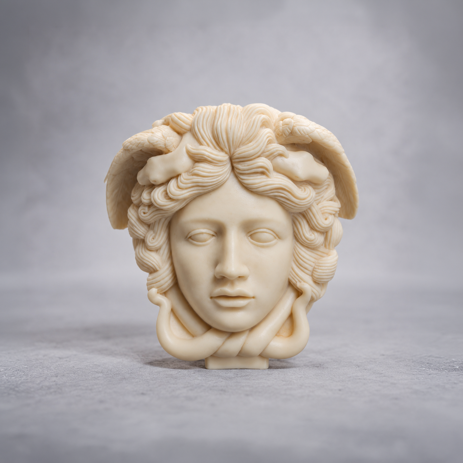 Medusa Goddess Bust, Large Soy Wax Sculptural Candle