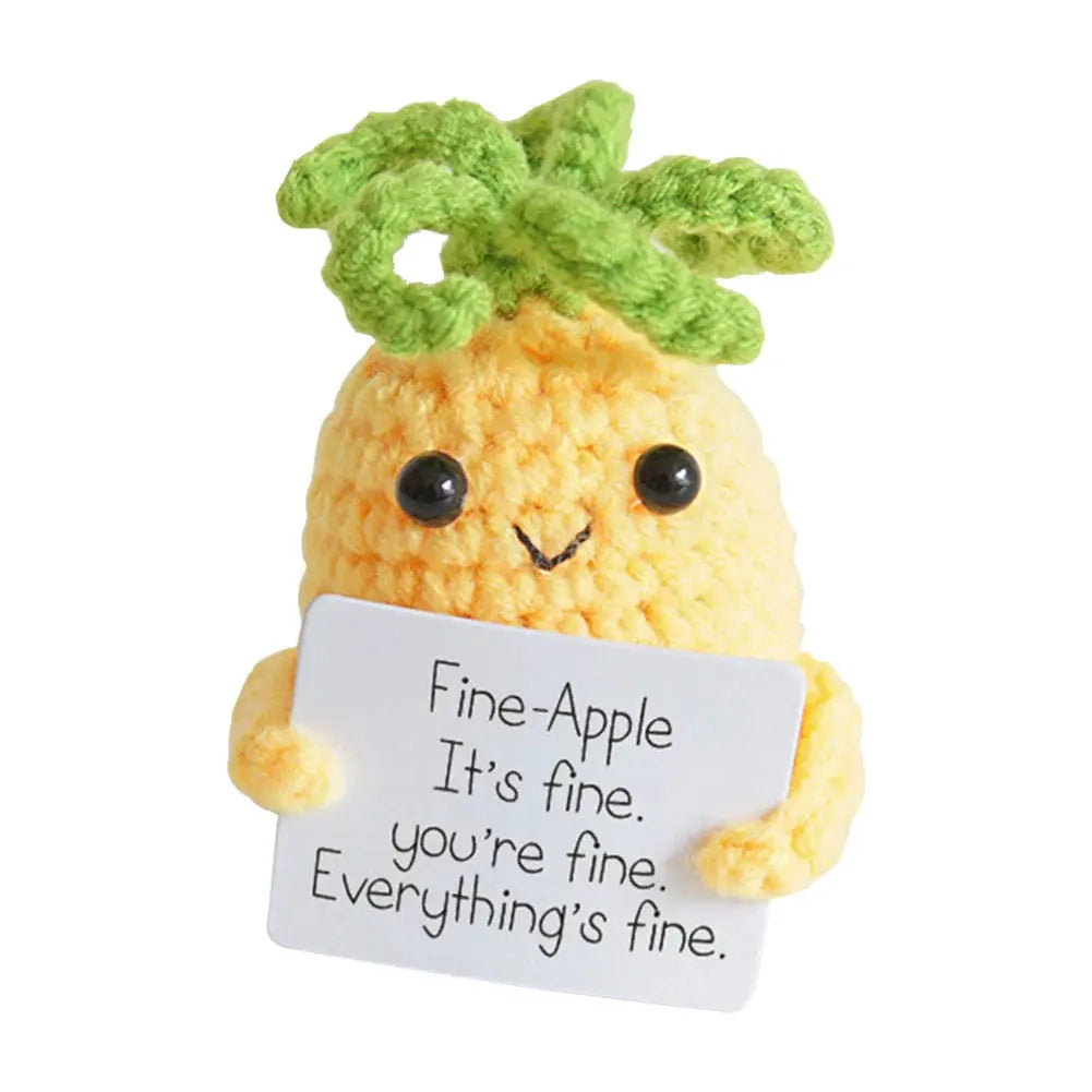 Handmade Crochet Positive Fine-Apple Joy Gift London