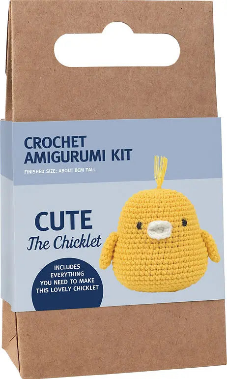 Cute The Chicklet Crochet Amigurumi Kit Joy Gift London