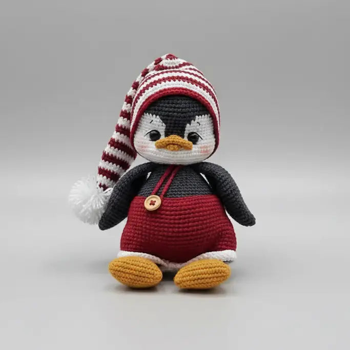 Joy Penguin – Customisable Crochet Penguin with Changeable Outfit  Joy Gift London