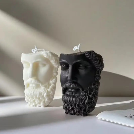 Roman Bust Sculpture Candle – Classical Art Inspired Decorative Candle  Joy Gift London