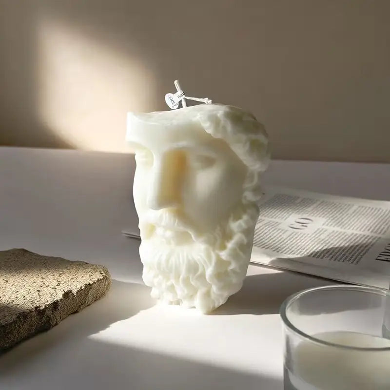 Roman Bust Sculpture Candle – Classical Art Inspired Decorative Candle  Joy Gift London