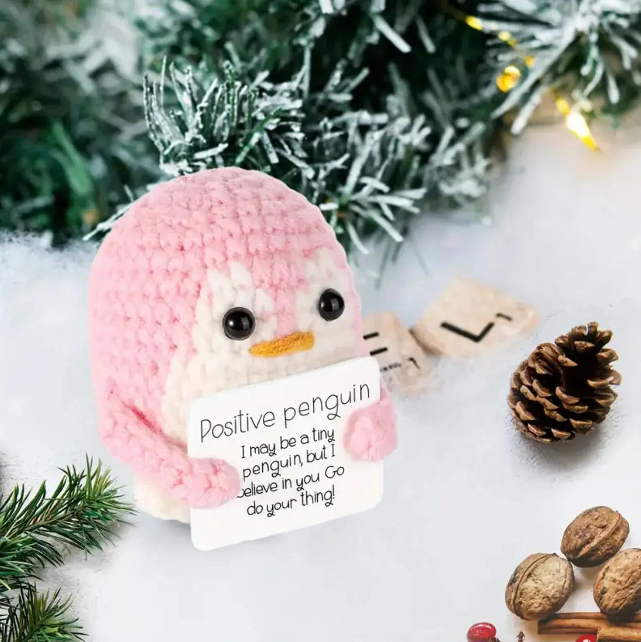 Handmade Penelope The Positive Penguin Joy Gift London