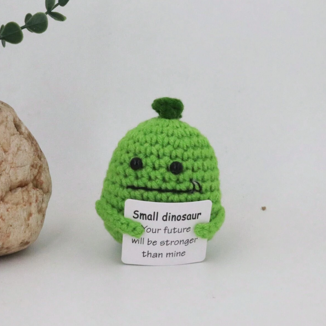 Crochet Positive Small Dinosaur Joy Gift London