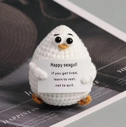 Crochet Positive Seagull