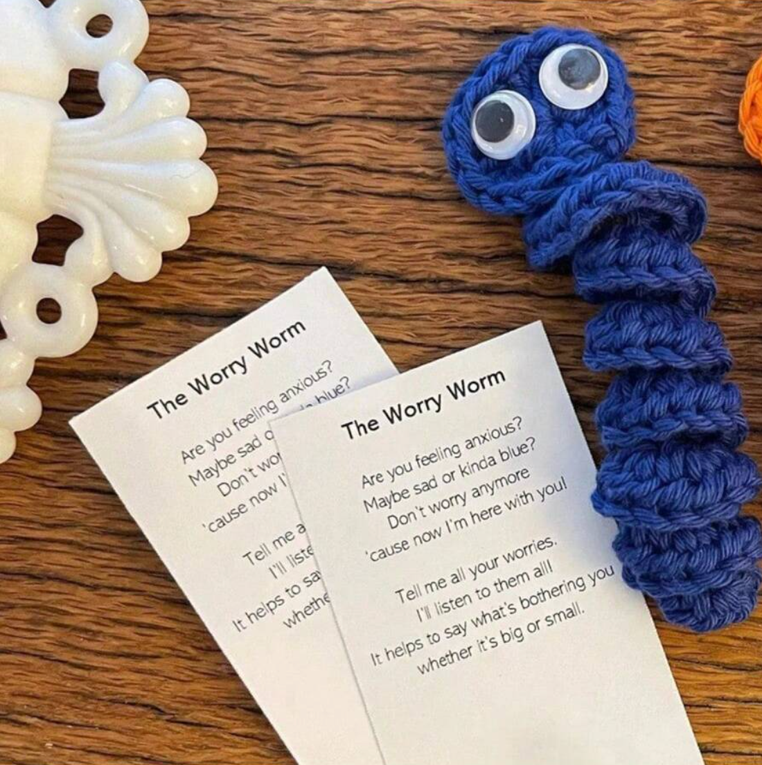 Handmade Positive Worry Worms