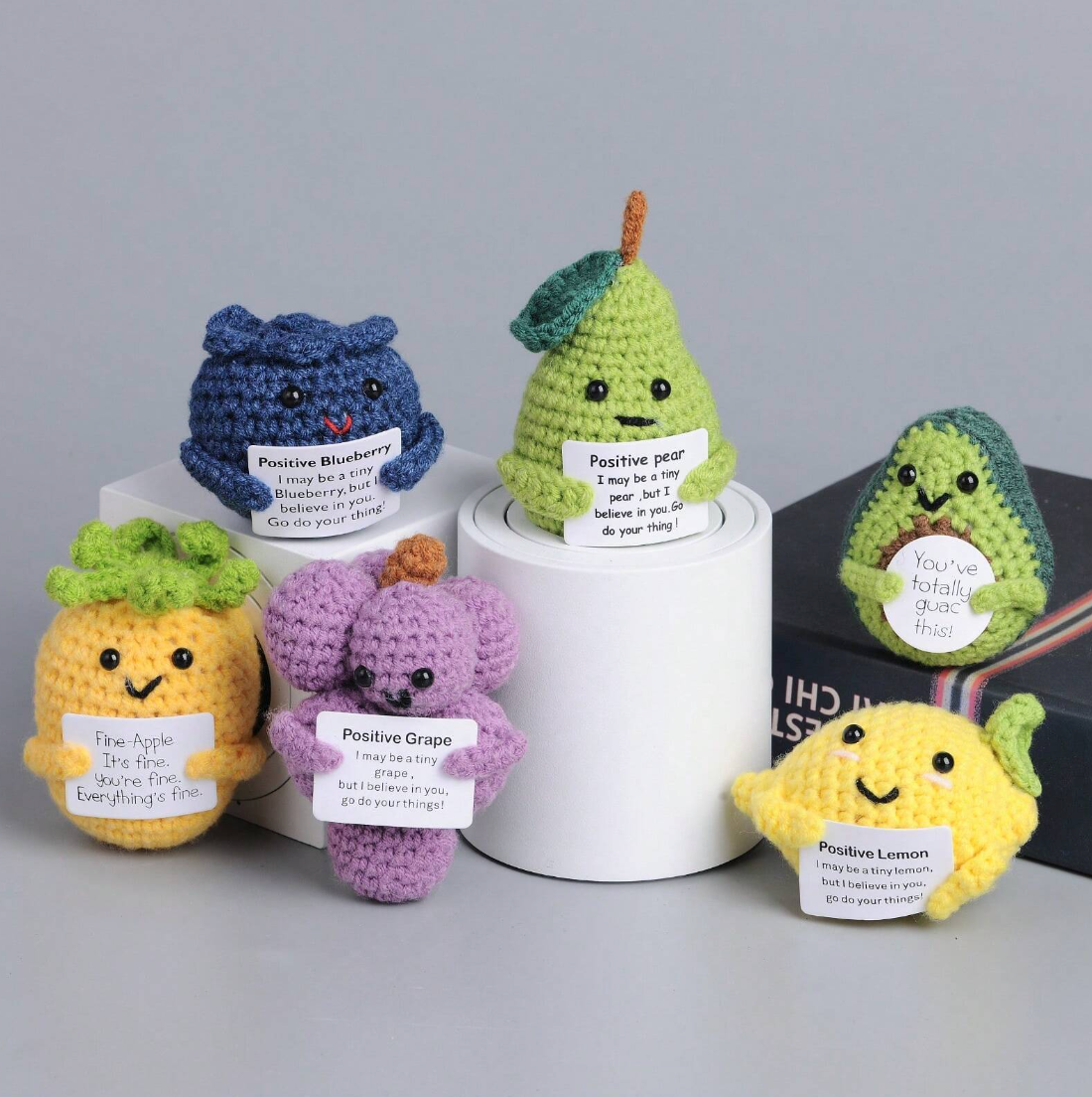 Crochet Positive Fruits Joy Gift London