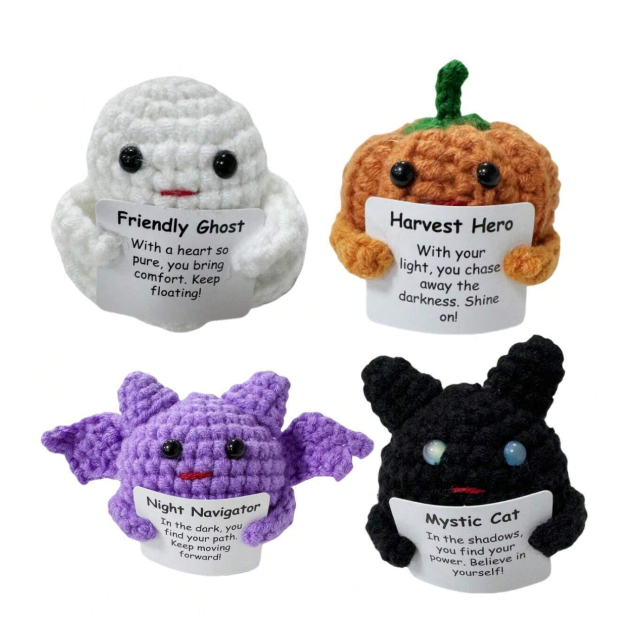 Handmade Positive Halloween Toys 4pc Joy Gift London