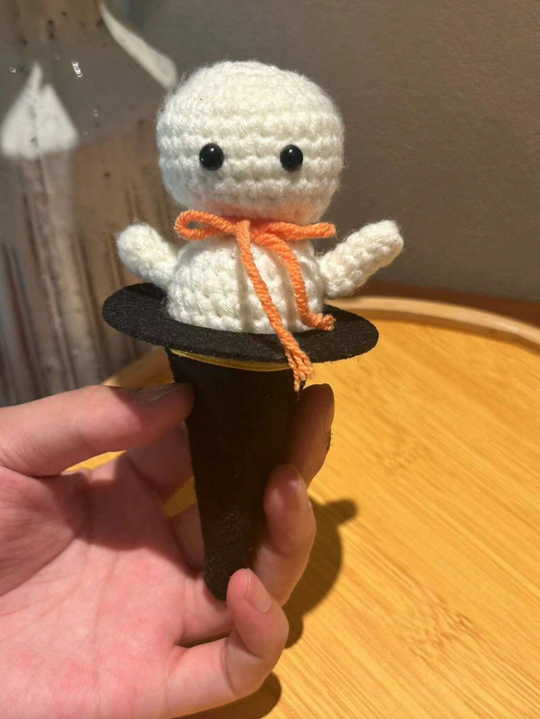 Handmade Positive Ghost Doll Halloween Gift