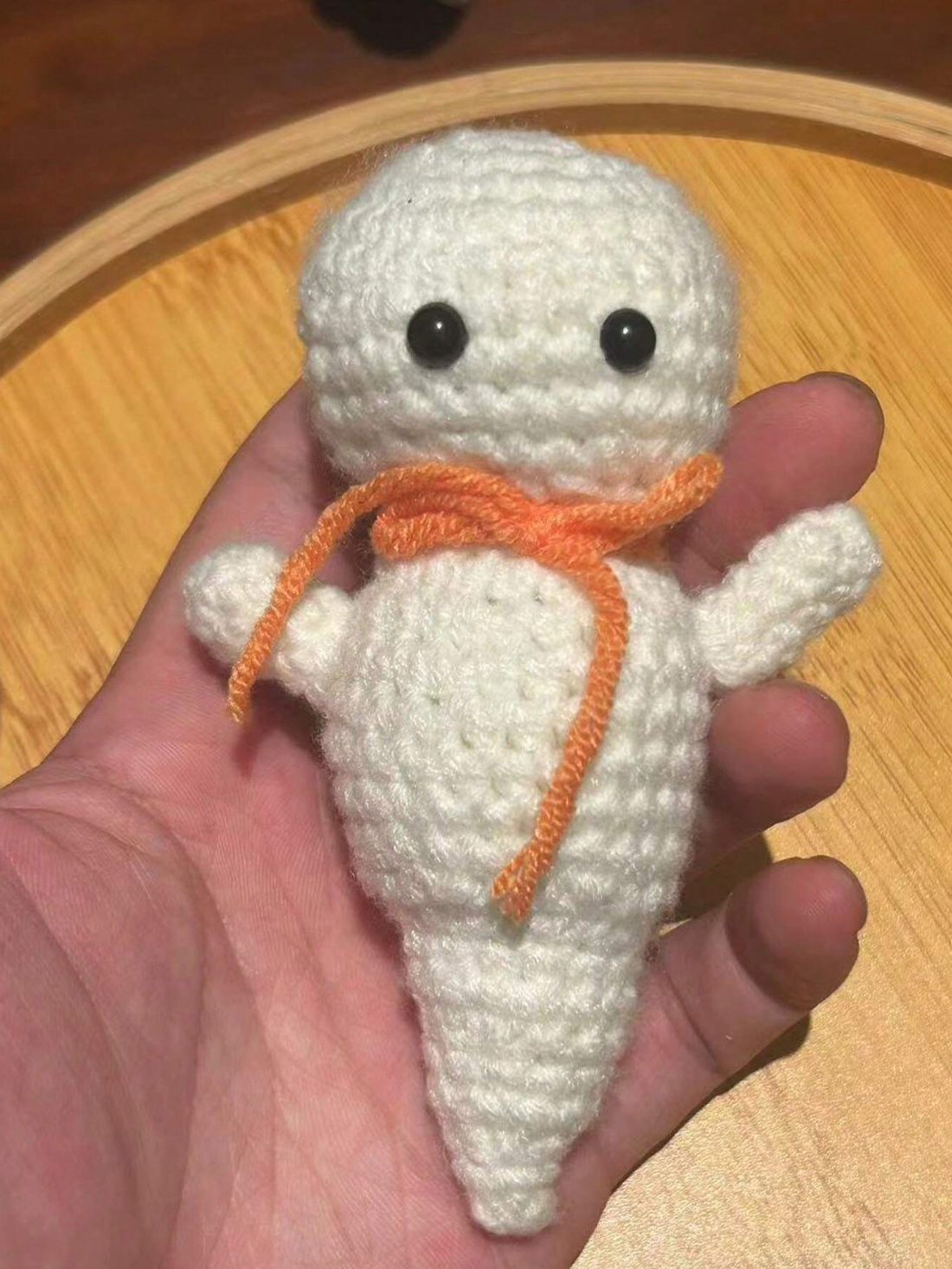 Handmade Positive Ghost Doll Halloween Gift