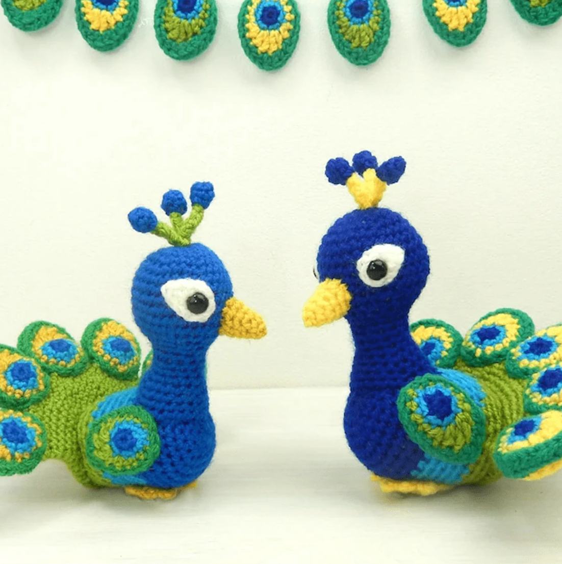 Crochet Amigurumi Kit Peacock for Beginners