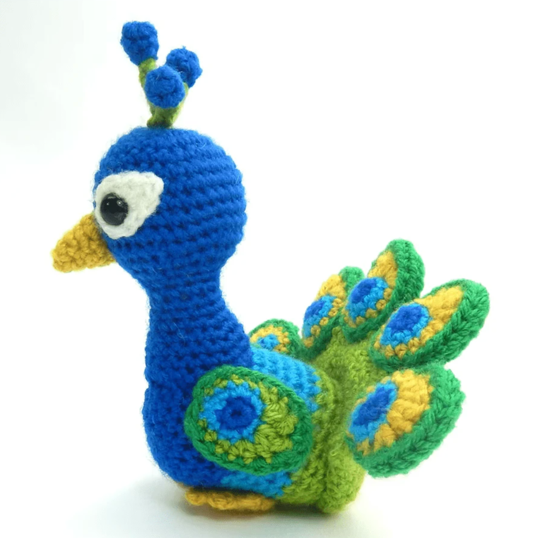 Crochet Amigurumi Kit Peacock for Beginners