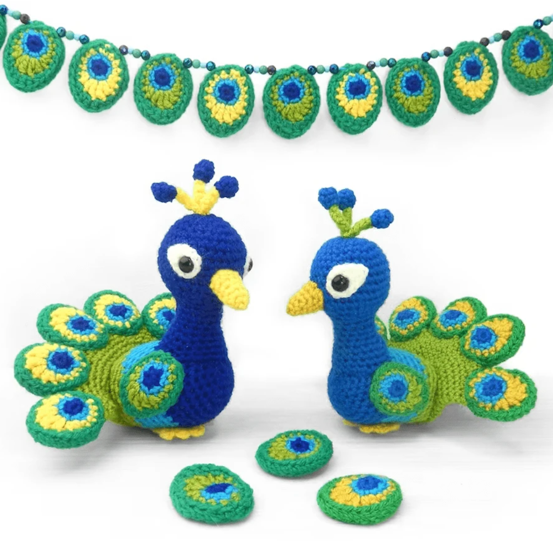 Crochet Amigurumi Kit Peacock for Beginners