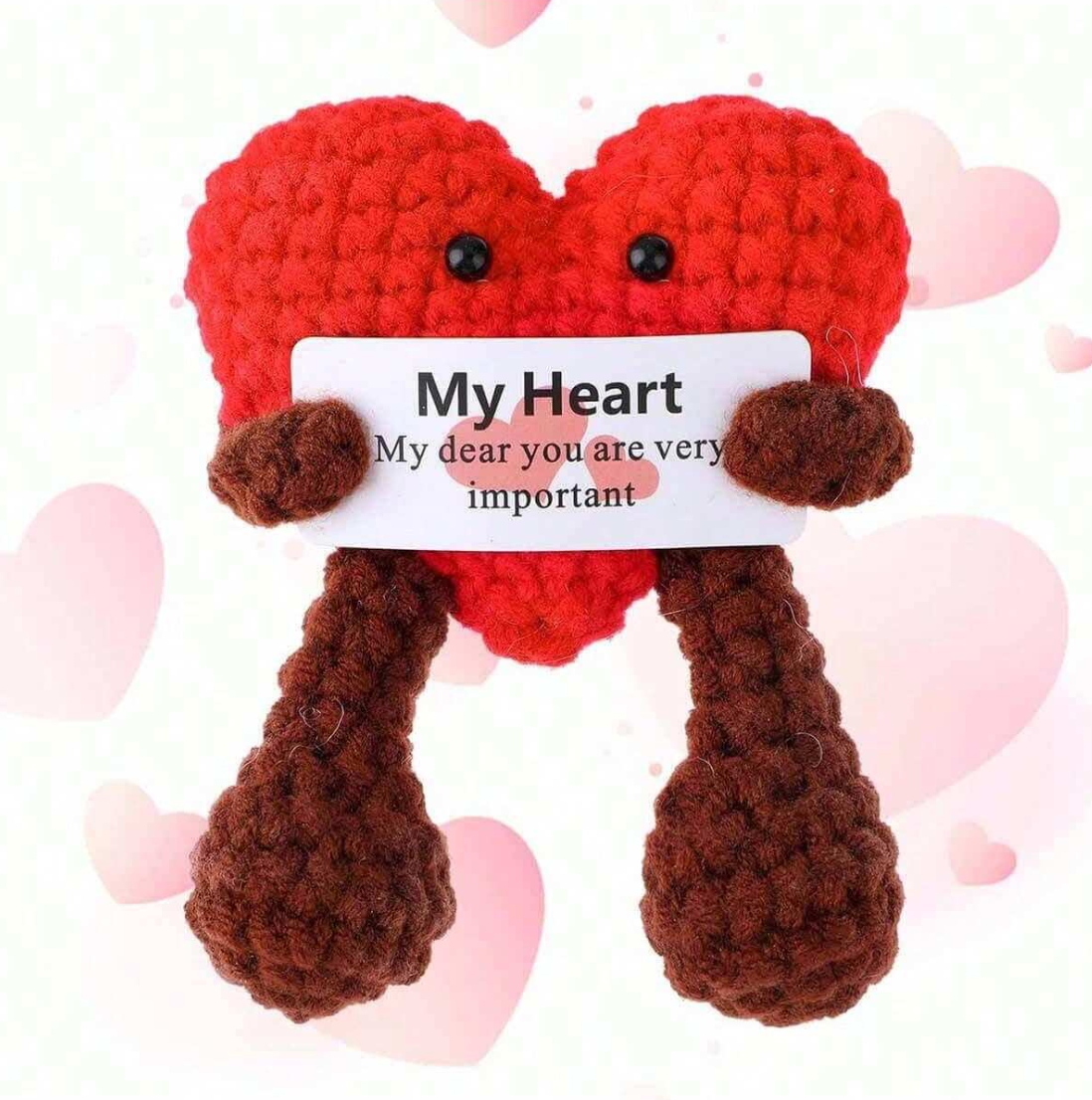 Crochet Positive Heart-Shaped Doll