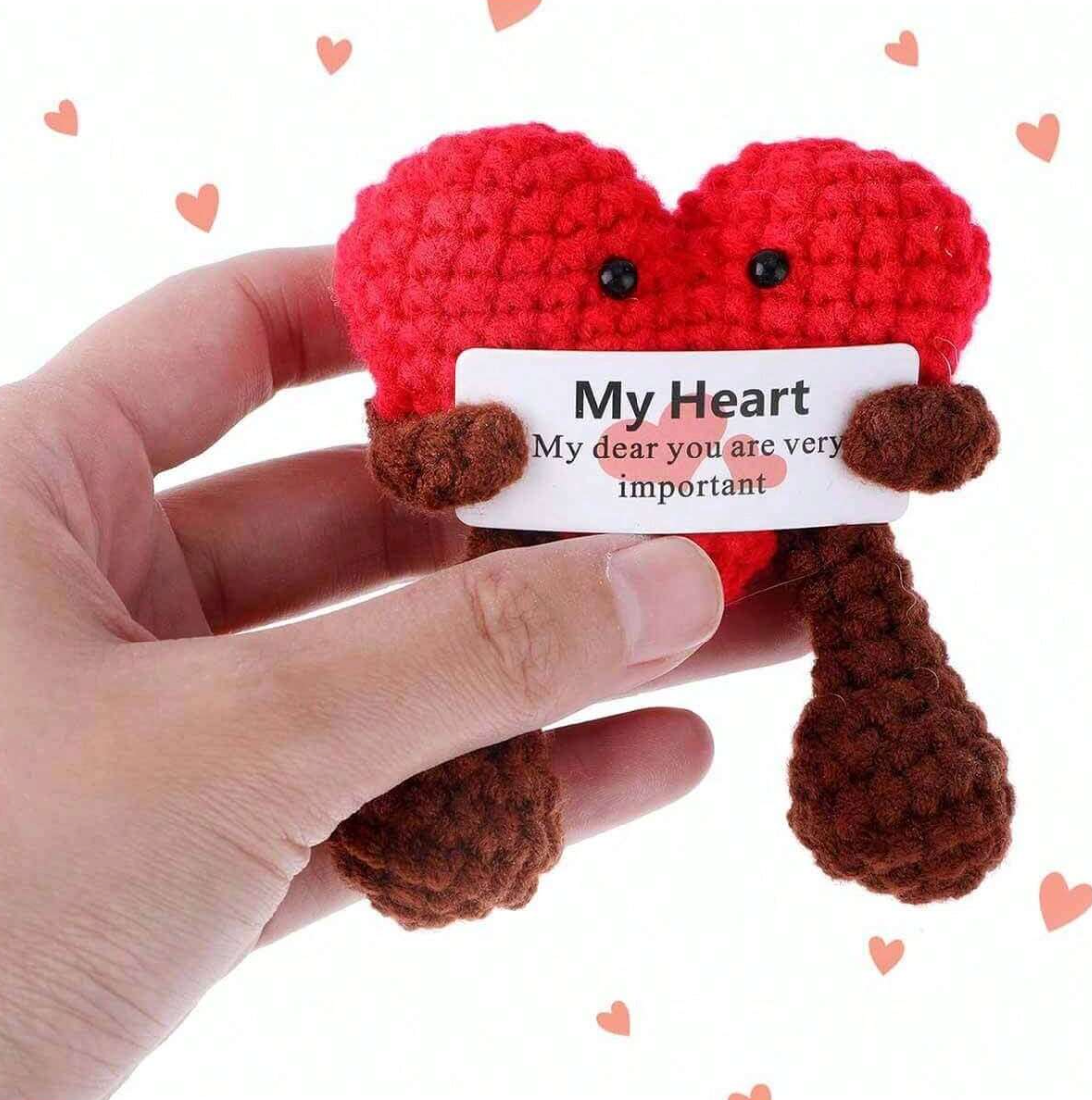 Crochet Positive Heart-Shaped Doll