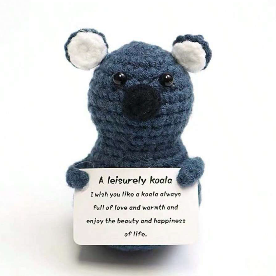 Handmade Crochet Emotional Positive Koala